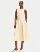 Elisabetta Franchi Коктейлна рокля ABT5252E2 DC7 Жълт Regular Fit