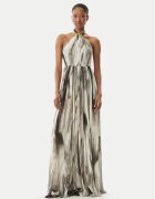 Elisabetta Franchi Лятна рокля ABR4752E2 E84 Черен Regular Fit