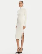 Elisabetta Franchi Плетена рокля AM-03S-56E2-V390 Екрю Slim Fit