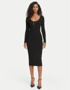 Elisabetta Franchi Плетена рокля AM-30S-67E2-V500 Fitted Fit