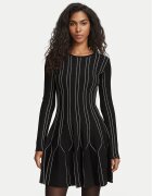 Elisabetta Franchi Плетена рокля AM-39Q-67E2-V590 Fitted Fit