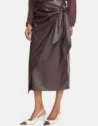 Elisabetta Franchi Пола от имитация на кожа GO-218-66E2-V320 Regular Fit