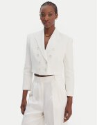 Elisabetta Franchi Сако G-I223-61E2-V690 Екрю Regular Fit