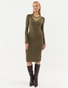 Fracomina Плетена рокля FJ23WD5002K51801 Slim Fit