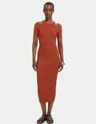 Fracomina Плетена рокля FJ26SD5001K56501 Slim Fit