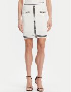 Fracomina Пола тип молив FR25SG4003K52401 Екрю Slim Fit