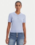 Fracomina Тениска с яка и копчета FR26ST7003K524R9 Regular Fit