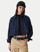 G-STAR Raw дънкова риза D26851-E090 Тъмносин Boxy Fit