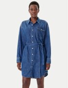 G-STAR Raw Дънкова рокля D26814-D252 Тъмносин Regular Fit