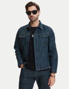 G-STAR Raw Дънково яке 3D Dart D28418-E358 Тъмносин Regular Fit