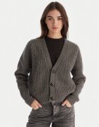 G-STAR Raw Кардиган Cable D27729-D770 Сив Relaxed Fit