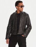 G-STAR Raw Кожено яке D26931-E082 Сив Regular Fit