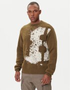 G-STAR Raw Пуловер Sprayed 89 D27772-D488 Зелен Relaxed Fit