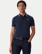 G-STAR Raw Тениска с яка и копчета Dunda D17127-5864 Тъмносин Regular Fit