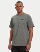 G-STAR Raw Тишърт Distressed D28891-E512 Тъмнозелен Regular Fit