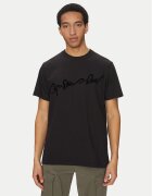 G-STAR Raw Тишърт Floock G-Script D25148-C784 Черен Regular Fit