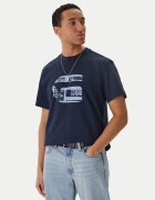 G-STAR Raw Тишърт G Icon Graphic D28823-E385 Тъмносин Regular Fit