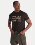 G-STAR Raw Тишърт Originals D25969-C506 1214 Черен Regular Fit