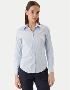 Gant Риза 4300486 Светлосиньо Slim Fit