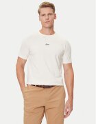 Gant Тишърт Small Graphic 2003343 Екрю Regular Fit