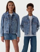 GAP Дънково яке 523213-00 Син Regular Fit