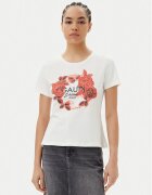 Gaudi Тишърт 511FD64014 Екрю Regular Fit