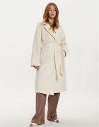 Gina Tricot Преходно палто 22987 Екрю Regular Fit