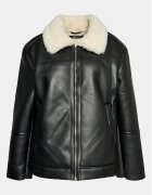 Gina Tricot Яке от имитация на кожа 20499 Regular Fit