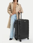 Gino Rossi Голям куфар CEO-GIN-L-001-05-BLACK4 Черен