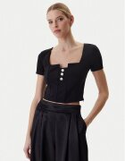 GUESS Блуза W6RP08 KCBO2 Екрю Classic Fit