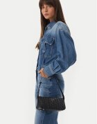 GUESS Дамска чанта Stacey Mini HWGG97 41720 Черен