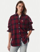 GUESS JEANS Риза W5BH40 WGMH1 Червен Regular Fit