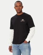 GUESS JEANS Тениска с дълъг ръкав M6YI04 K3644 Черен Regular Fit