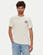 GUESS JEANS Тишърт M5YI04 K8HM0 Екрю Regular Fit