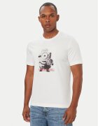 GUESS JEANS Тишърт M6YI82 K6411 Бял Regular Fit
