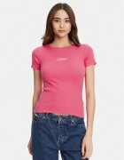 GUESS JEANS Тишърт W5YP37 KA0H1 Екрю Slim Fit