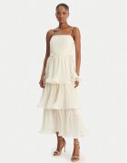 GUESS Коктейлна рокля W6GKA GW2584 Екрю Regular Fit
