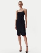 GUESS Коктейлна рокля W6RK0G KC9O0 Екрю Regular Fit