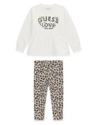 GUESS Комплект суитшърт и клин K6BG02 K5910 Regular Fit