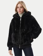 GUESS Кожено палто W6BL98 W5896 Regular Fit