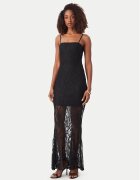 GUESS Официална рокля W6YK12 K4359 Черен Slim Fit