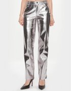GUESS Панталони от имитация на кожа W4RB33 WFWP0 Regular Fit