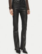 GUESS Панталони от имитация на кожа W6BA0L D2083 Bootcut Fit