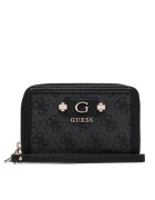 GUESS Портфейл Lindsey Slg SWSG97 49164 Тъмносив