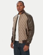 GUESS Преходно яке 182886 Кафяв Classic Fit