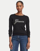 GUESS Пуловер W6BR53 Z1454 Черен Regular Fit