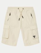 GUESS Шорти от плат L2RD01 D3XN0 Екрю Regular Fit