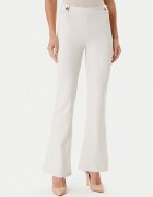 GUESS Текстилни панталони W5YB0I KCMU2 Екрю Regular Fit