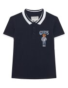 GUESS Тениска с яка и копчета L6RP01 KBV51 Regular Fit