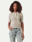 GUESS Тениска с яка и копчета W6YR17 Z0958 Regular Fit